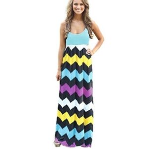 New Chevron Maxi Dress